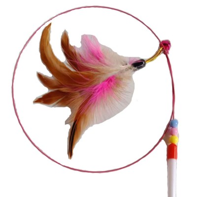 Pet toy cat toy wire feather cat stick cat stick